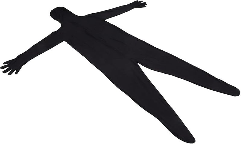 Black PVC Bodysuit For Video Production Live Streaming Photography Chromakey - Image 5